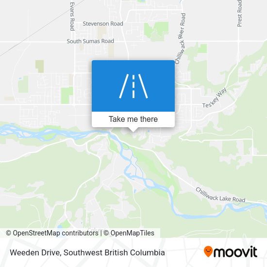 Weeden Drive map