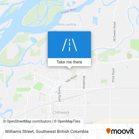Williams Street map