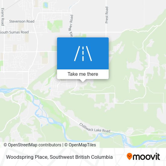 Woodspring Place map