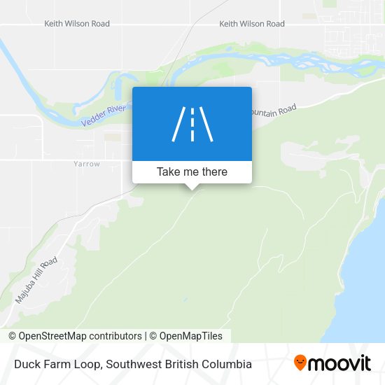 Duck Farm Loop map