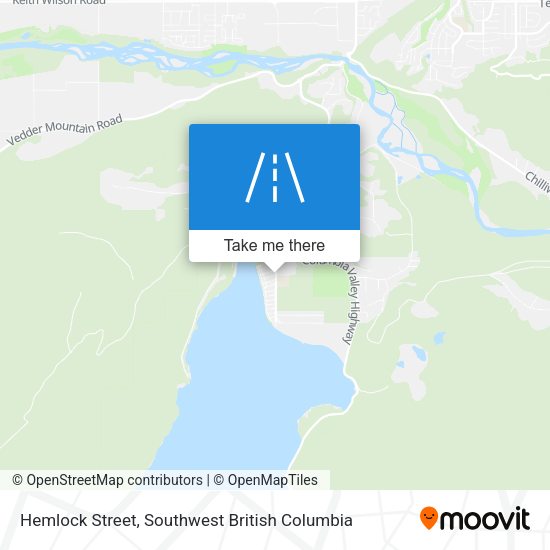 Hemlock Street map
