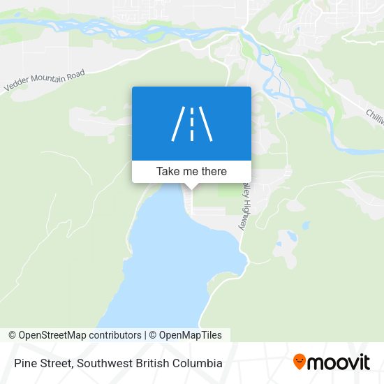 Pine Street map