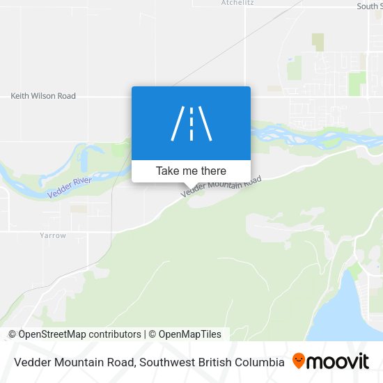 Vedder Mountain Road plan