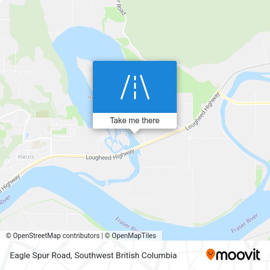 Eagle Spur Road map