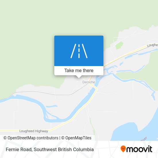 Fernie Road map