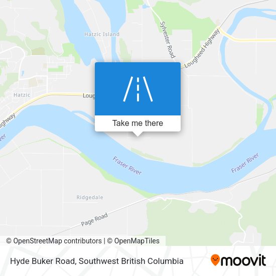 Hyde Buker Road map