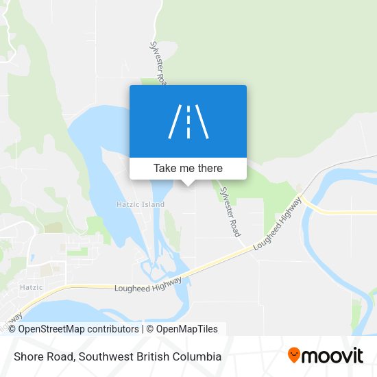Shore Road map