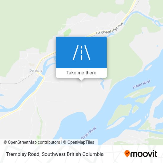Tremblay Road map