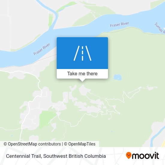 Centennial Trail map