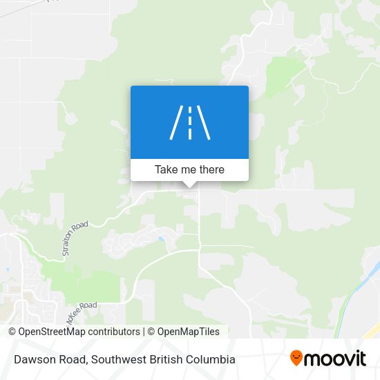 Dawson Road map