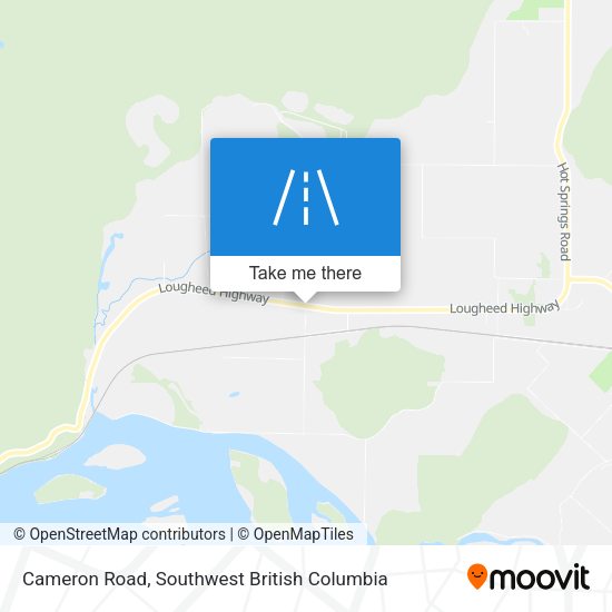 Cameron Road map