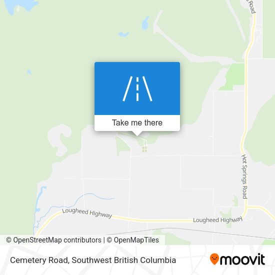 Cemetery Road map