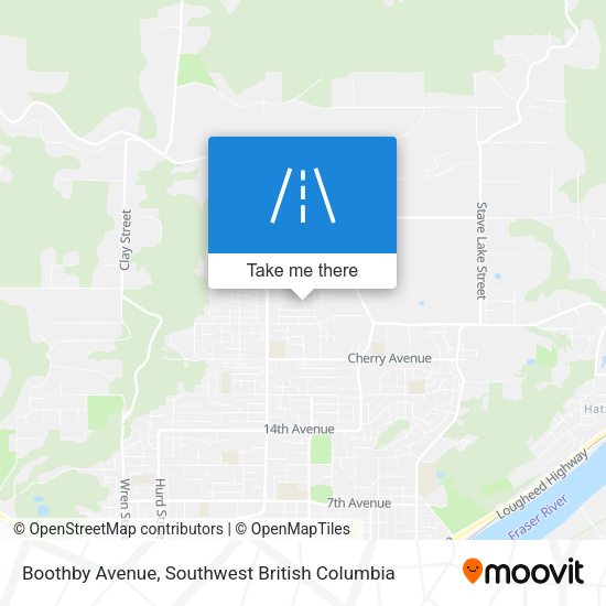 Boothby Avenue map