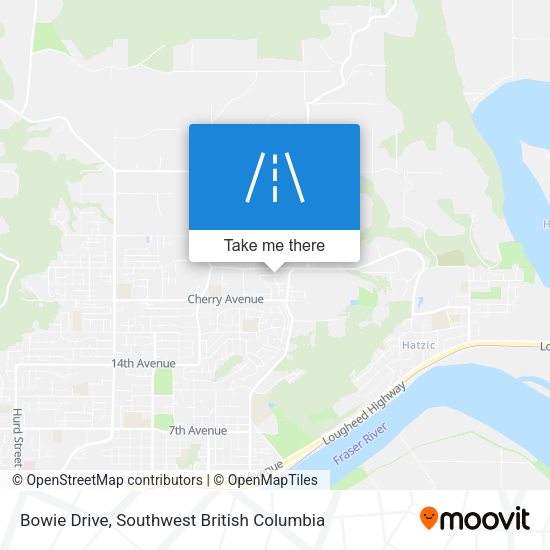 Bowie Drive map