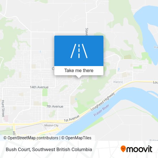 Bush Court map