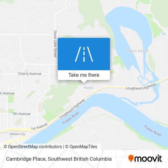 Cambridge Place map