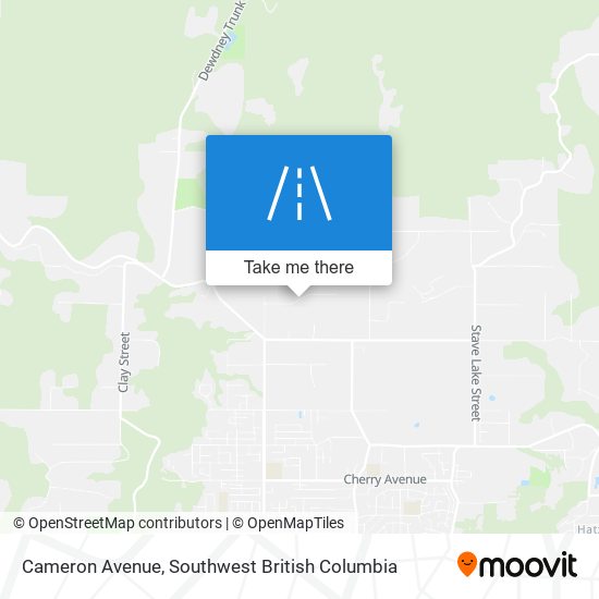 Cameron Avenue map