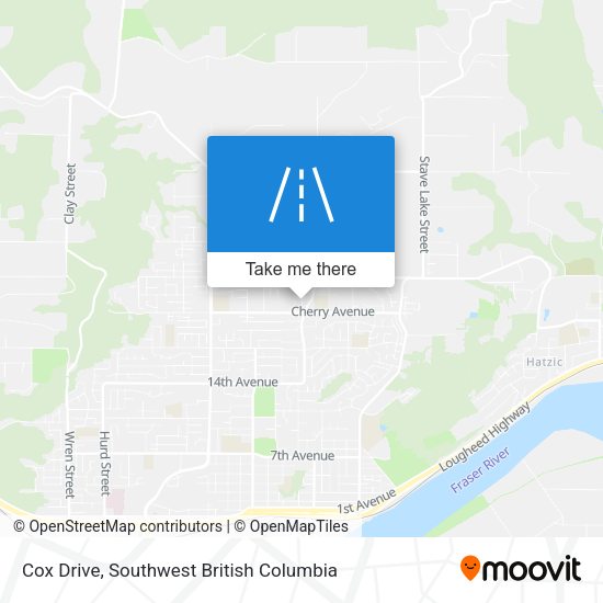 Cox Drive map