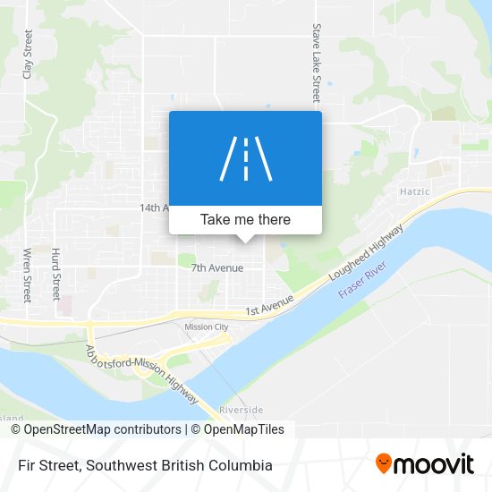 Fir Street map