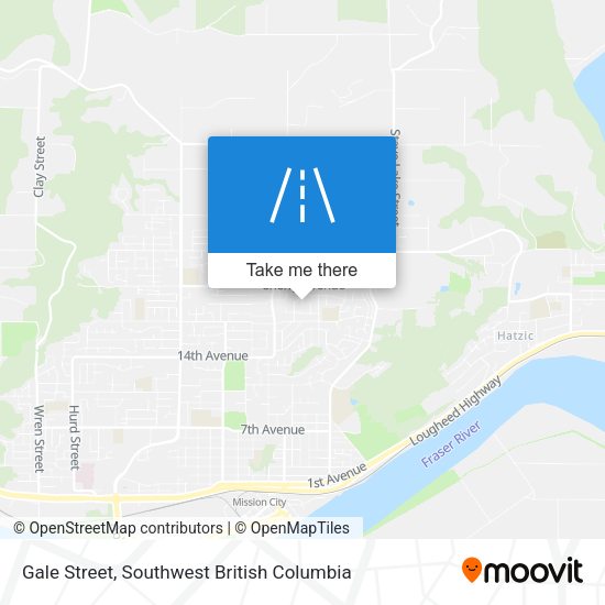 Gale Street map
