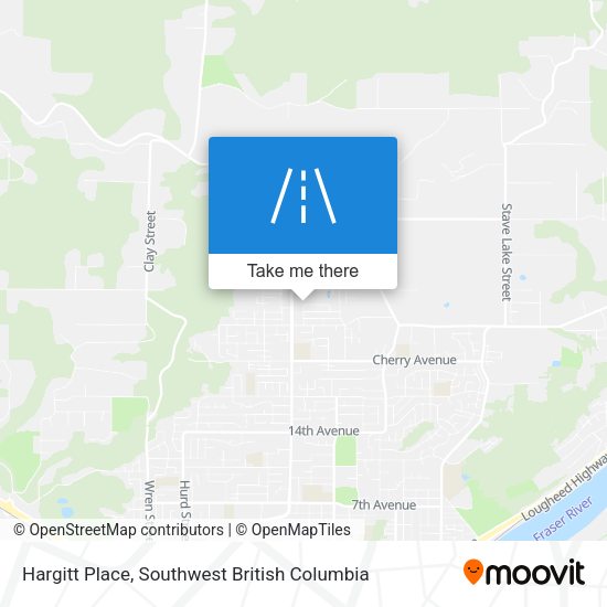 Hargitt Place map
