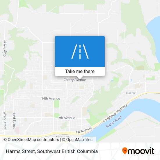 Harms Street map