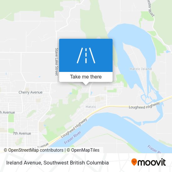Ireland Avenue map