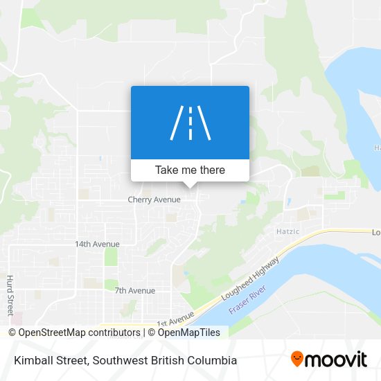 Kimball Street map