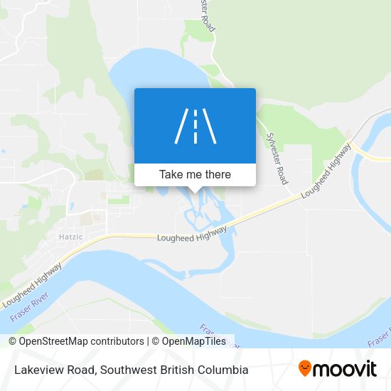 Lakeview Road map