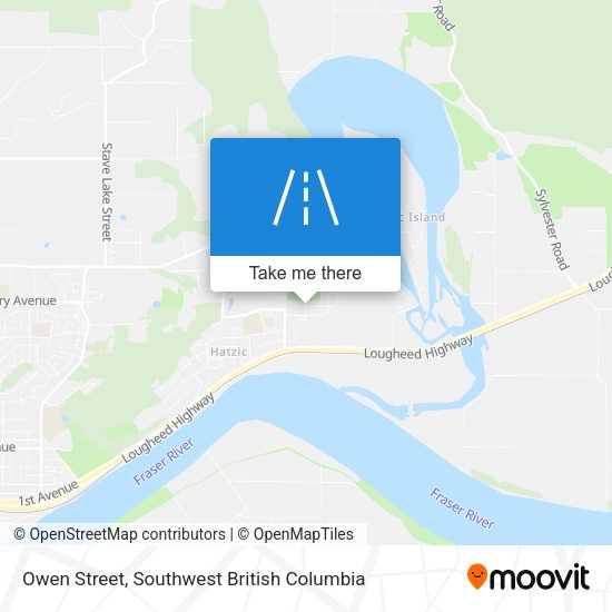 Owen Street map