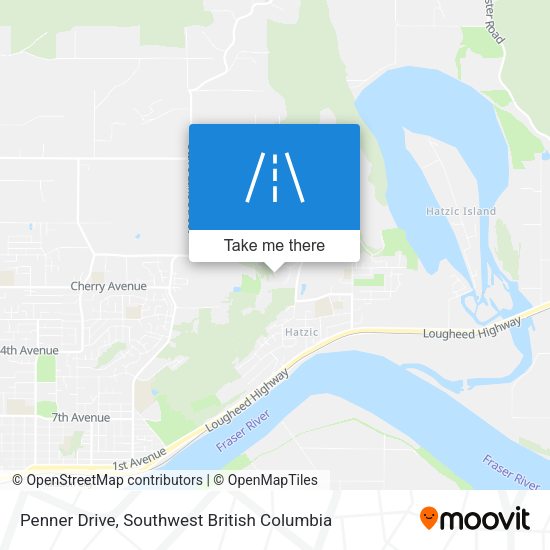 Penner Drive map