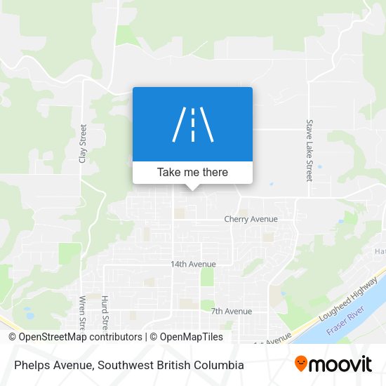 Phelps Avenue map