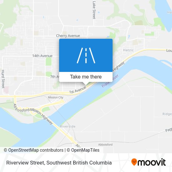 Riverview Street map