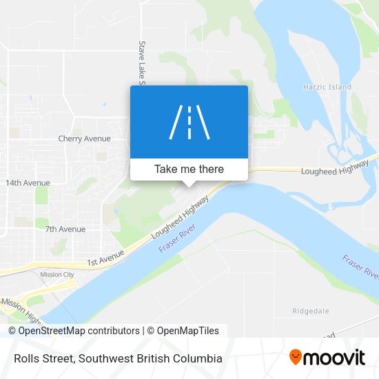 Rolls Street map