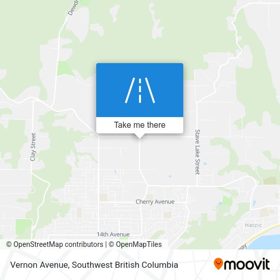 Vernon Avenue map