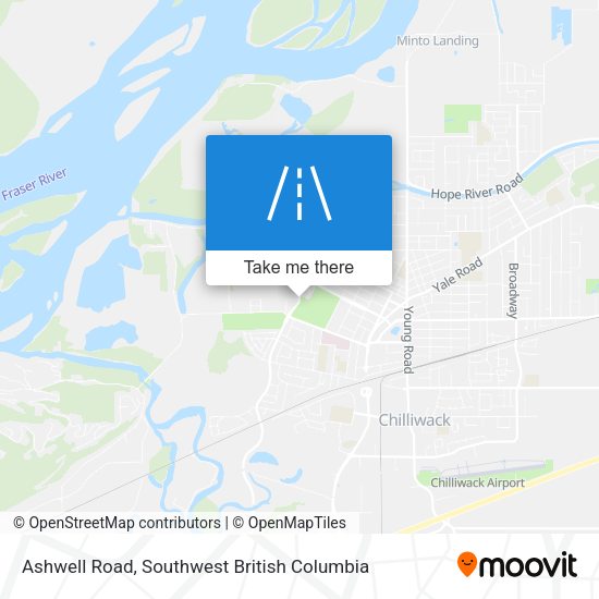 Ashwell Road map