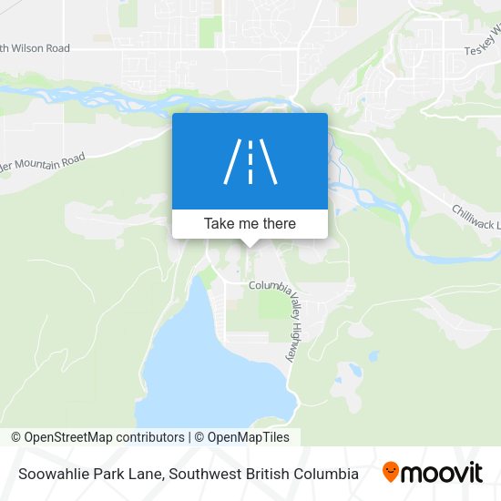 Soowahlie Park Lane map