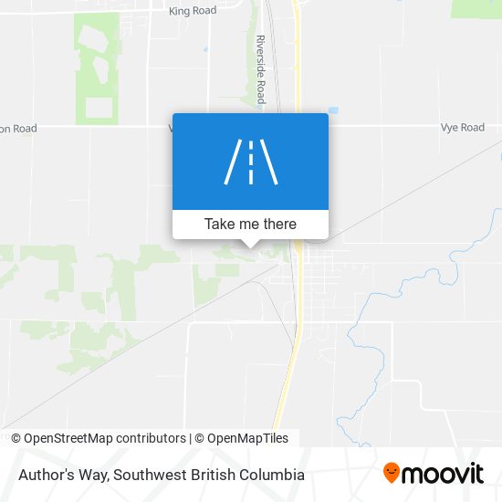 Author's Way map