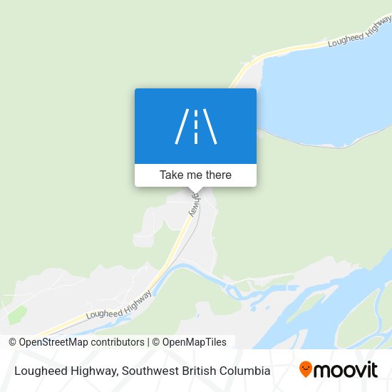 Lougheed Highway map