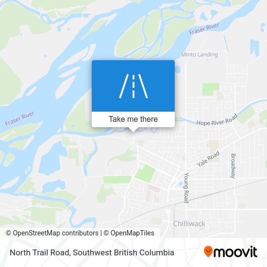 North Trail Road map