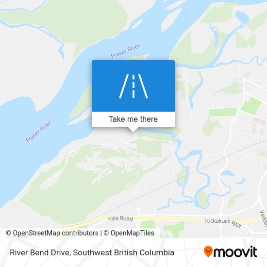 River Bend Drive map
