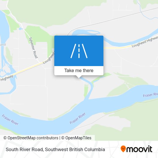 South River Road map