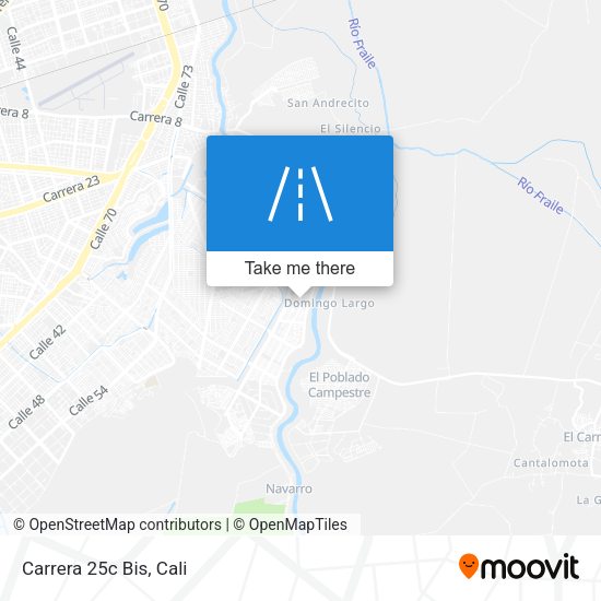 Mapa de Carrera 25c Bis