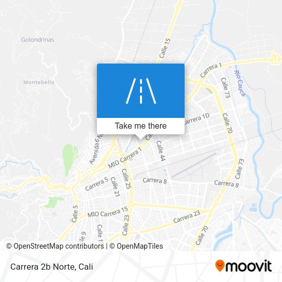 Mapa de Carrera 2b Norte