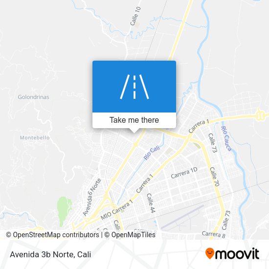 Mapa de Avenida 3b Norte