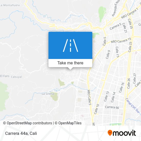Mapa de Carrera 44a
