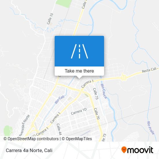 Mapa de Carrera 4a Norte