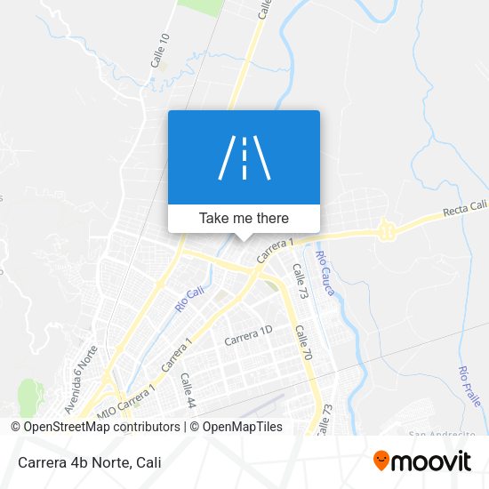 Mapa de Carrera 4b Norte
