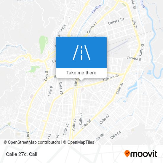 Calle 27c map