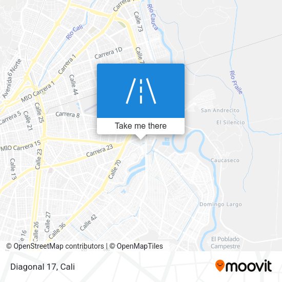 Mapa de Diagonal 17